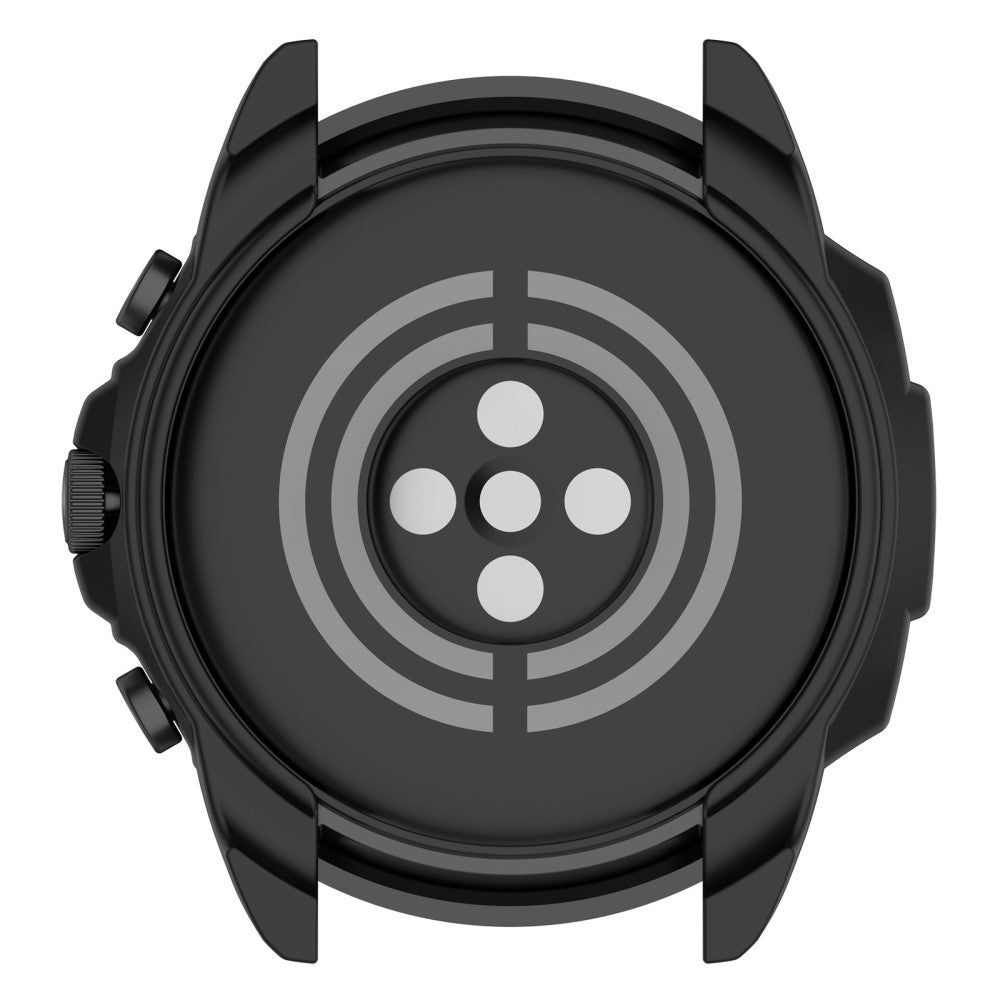Rigtigt Flot Silikone Cover til Fossil Gen 6 - Sort#serie_1