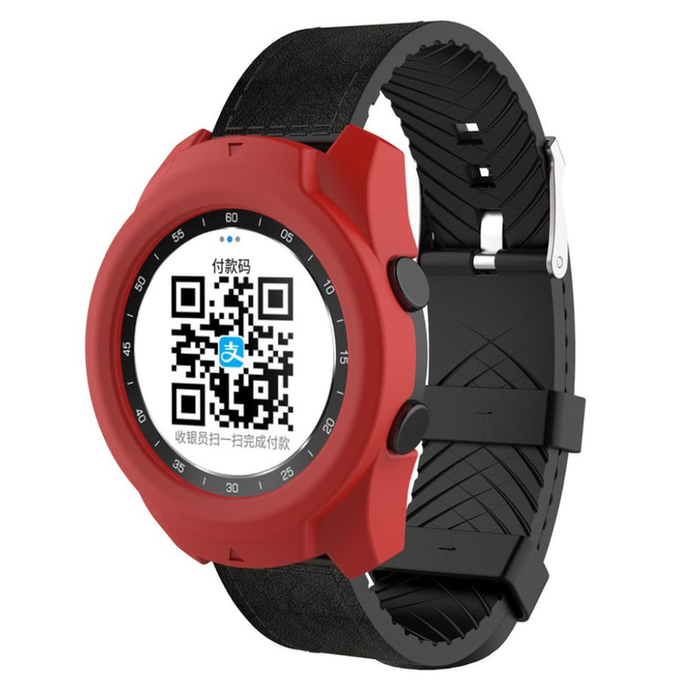 Mega Flot Ticwatch Pro Silikone Cover - Rød#serie_3