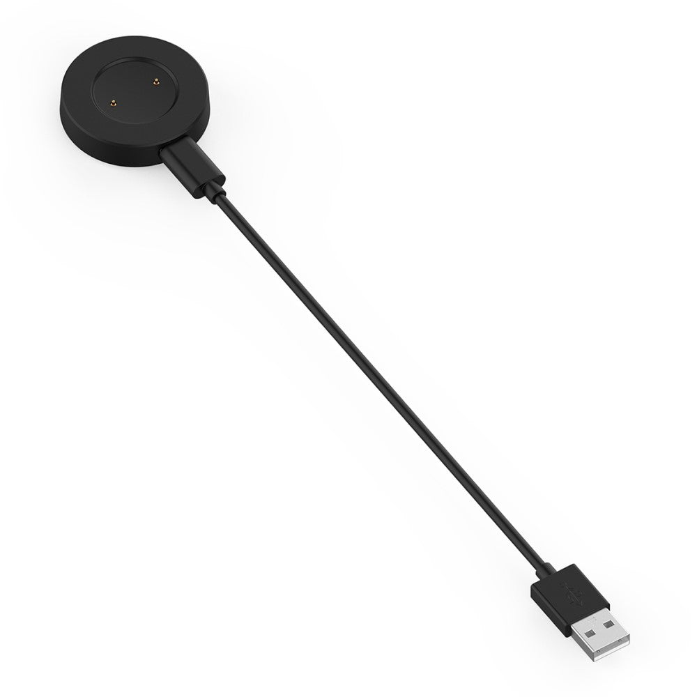 1m Plastik Ladestation passer til Smartwatch - Sort#serie_3