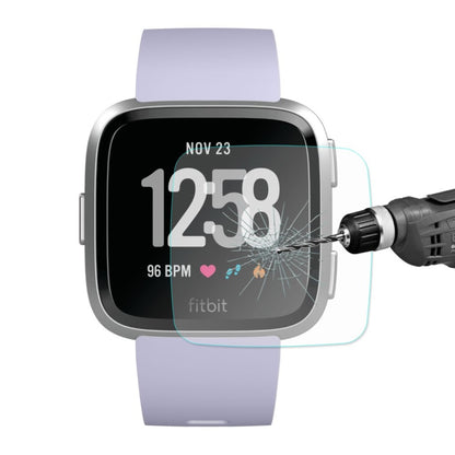 Fitbit Versa Hærdet Glas Skærmbeskytter - Gennemsigtig#serie_613