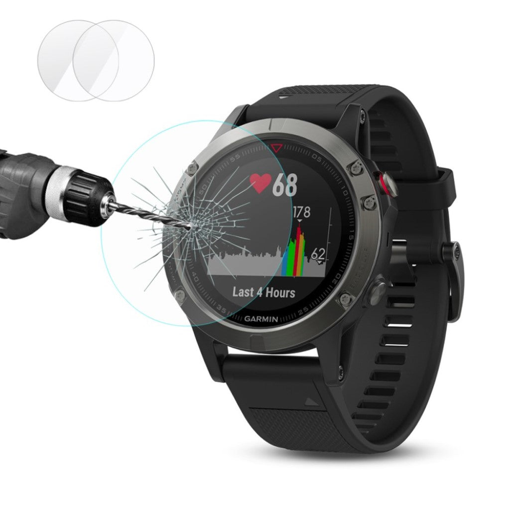 Garmin Fenix 5 Hærdet Glas  0.2mm Skærmbeskytter - Gennemsigtig#serie_012