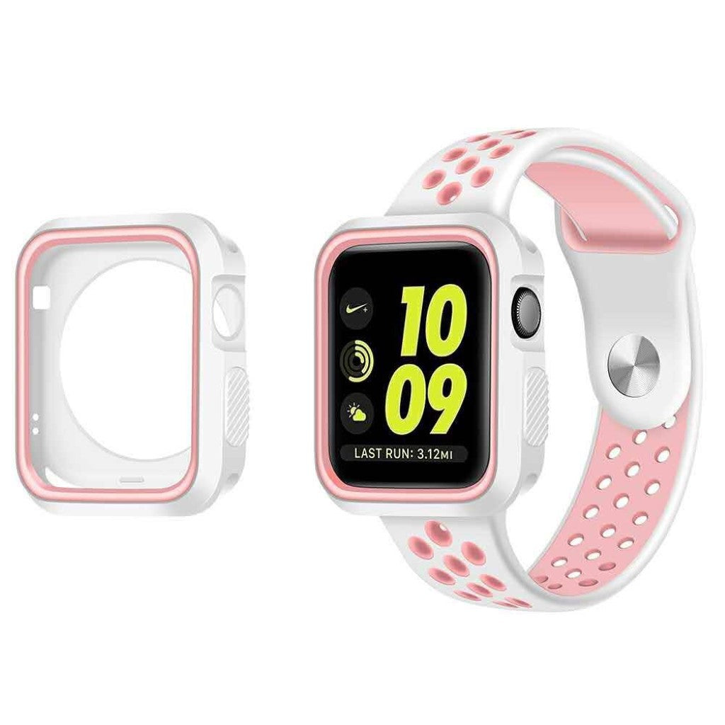 Godt Apple Watch Series 1-3 42mm Silikone Cover - Pink#serie_2