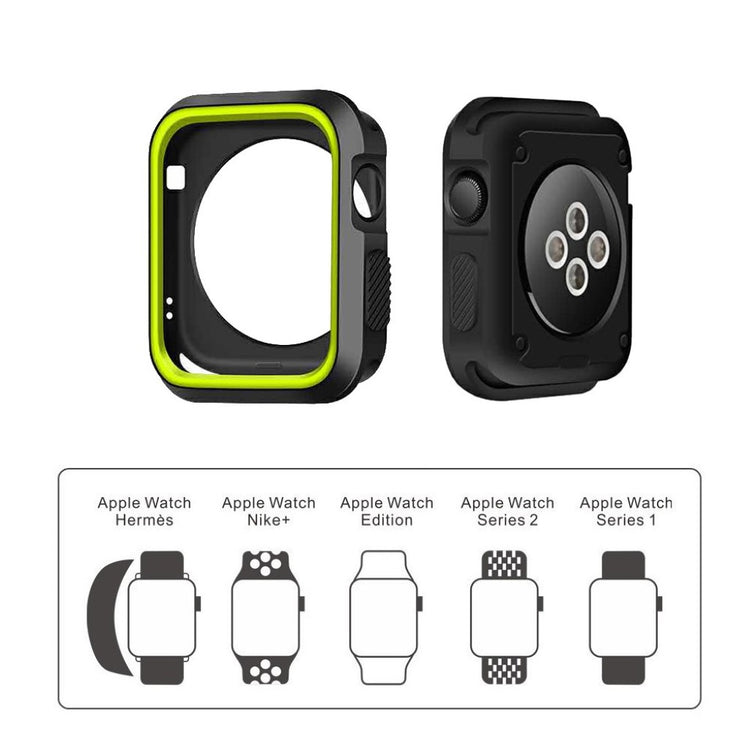 Godt Apple Watch Series 1-3 42mm Silikone Cover - Grøn#serie_3