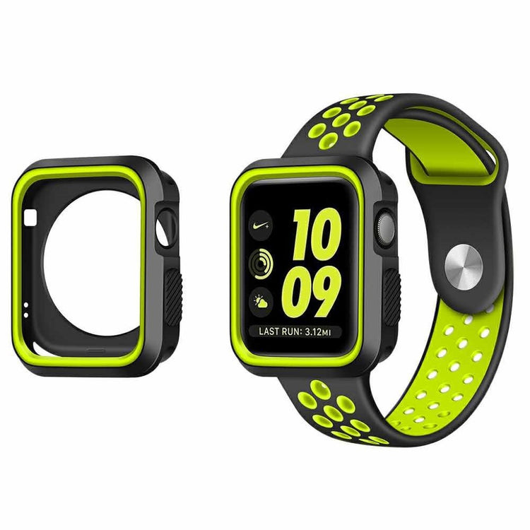 Godt Apple Watch Series 1-3 42mm Silikone Cover - Grøn#serie_3