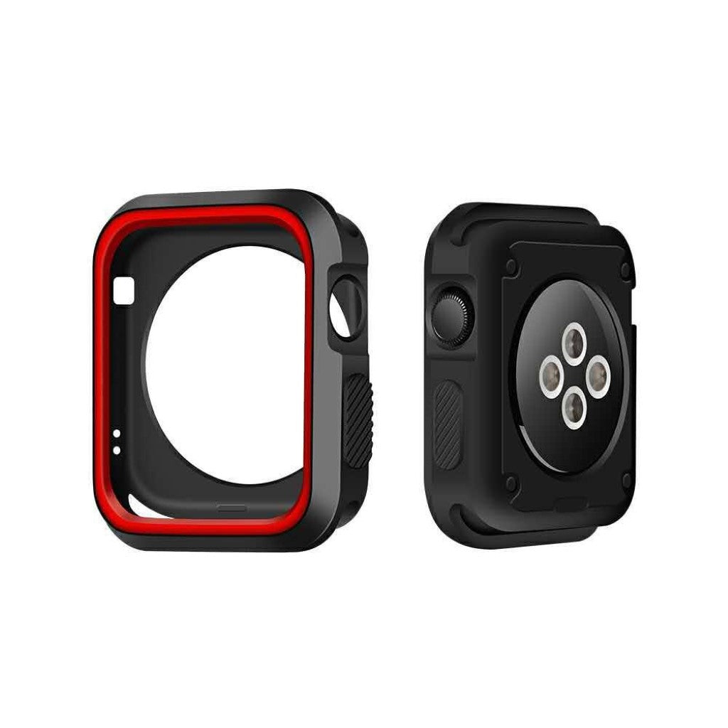 Godt Apple Watch Series 1-3 42mm Silikone Cover - Rød#serie_4