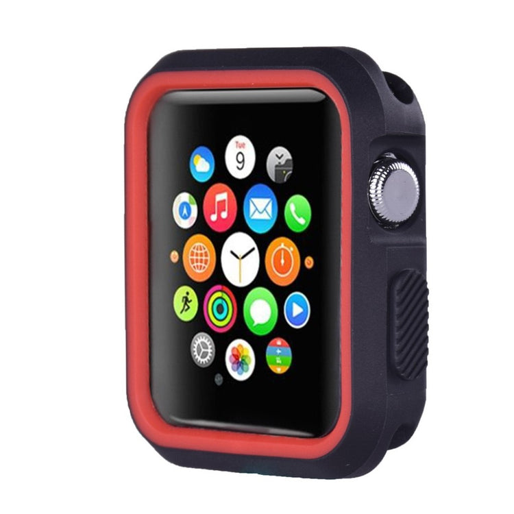 Godt Apple Watch Series 1-3 42mm Silikone Cover - Rød#serie_4