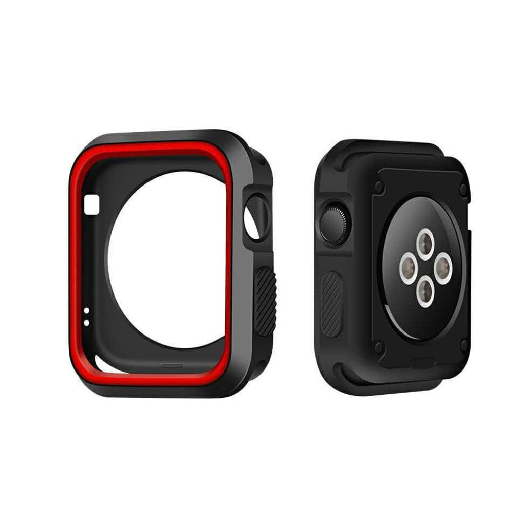 Godt Apple Watch Series 1-3 42mm Silikone Cover - Rød#serie_4