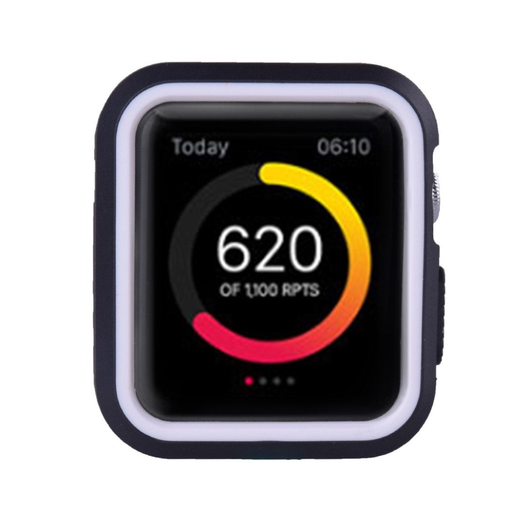 Godt Apple Watch Series 1-3 42mm Silikone Cover - Hvid#serie_5