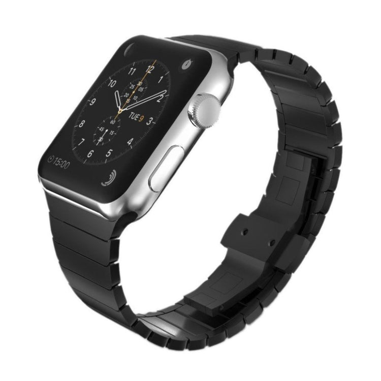 Vildt sejt Apple Watch Series 1-3 42mm Metal Rem - Sort#serie_3