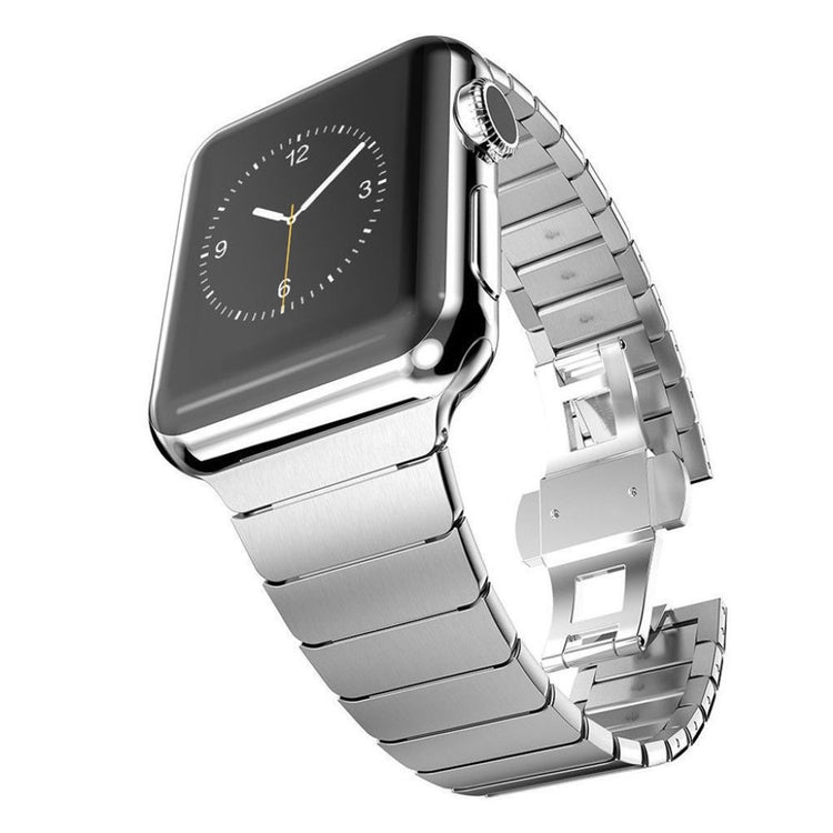 Vildt sejt Apple Watch Series 1-3 42mm Metal Rem - Sølv#serie_4