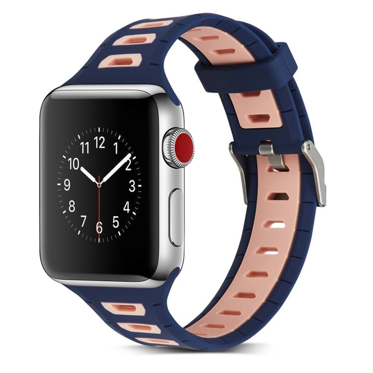 Super pænt Apple Watch Series 1-3 42mm Silikone Rem - Gul#serie_1