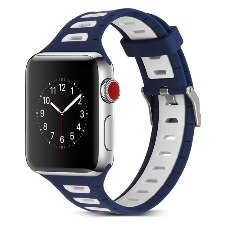 Super pænt Apple Watch Series 1-3 42mm Silikone Rem - Rød#serie_2