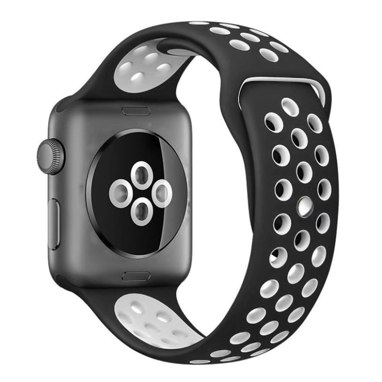 Super pænt Apple Watch Series 1-3 42mm Silikone Rem - Hvid#serie_4