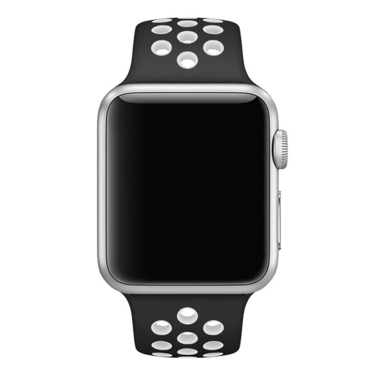 Super pænt Apple Watch Series 1-3 42mm Silikone Rem - Hvid#serie_4