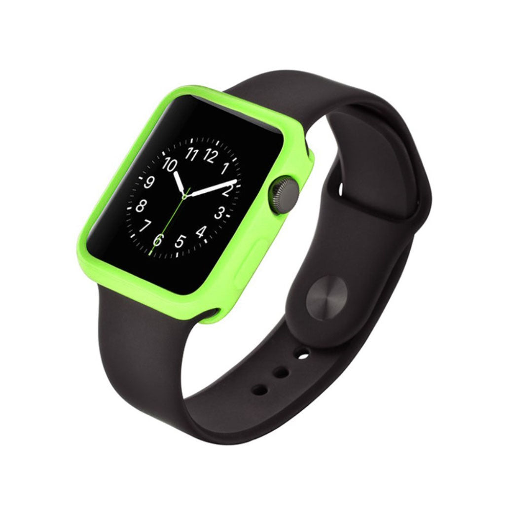 Skøn Apple Watch Series 1-3 38mm Plastik Rem - Grøn#serie_1