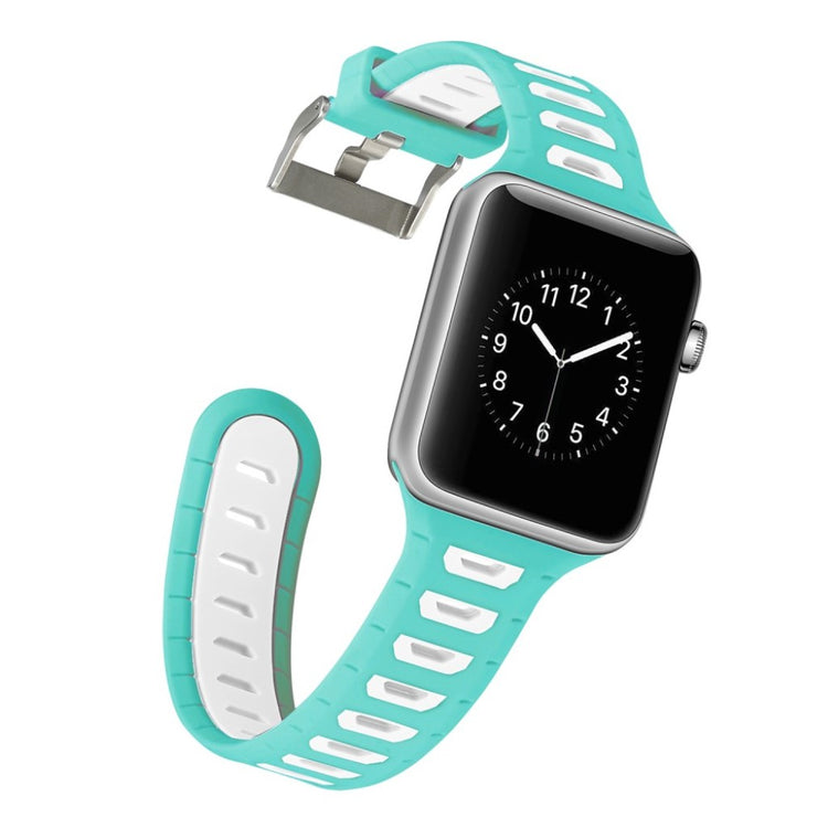 Meget smuk Apple Watch Series 1-3 38mm Silikone Rem - Flerfarvet#serie_4