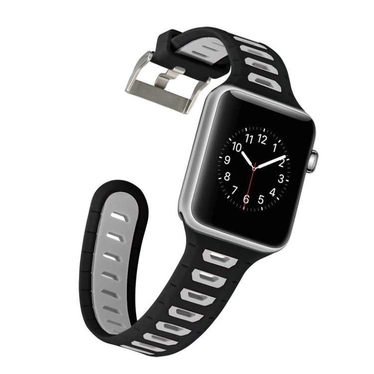 Meget smuk Apple Watch Series 1-3 38mm Silikone Rem - Flerfarvet#serie_9