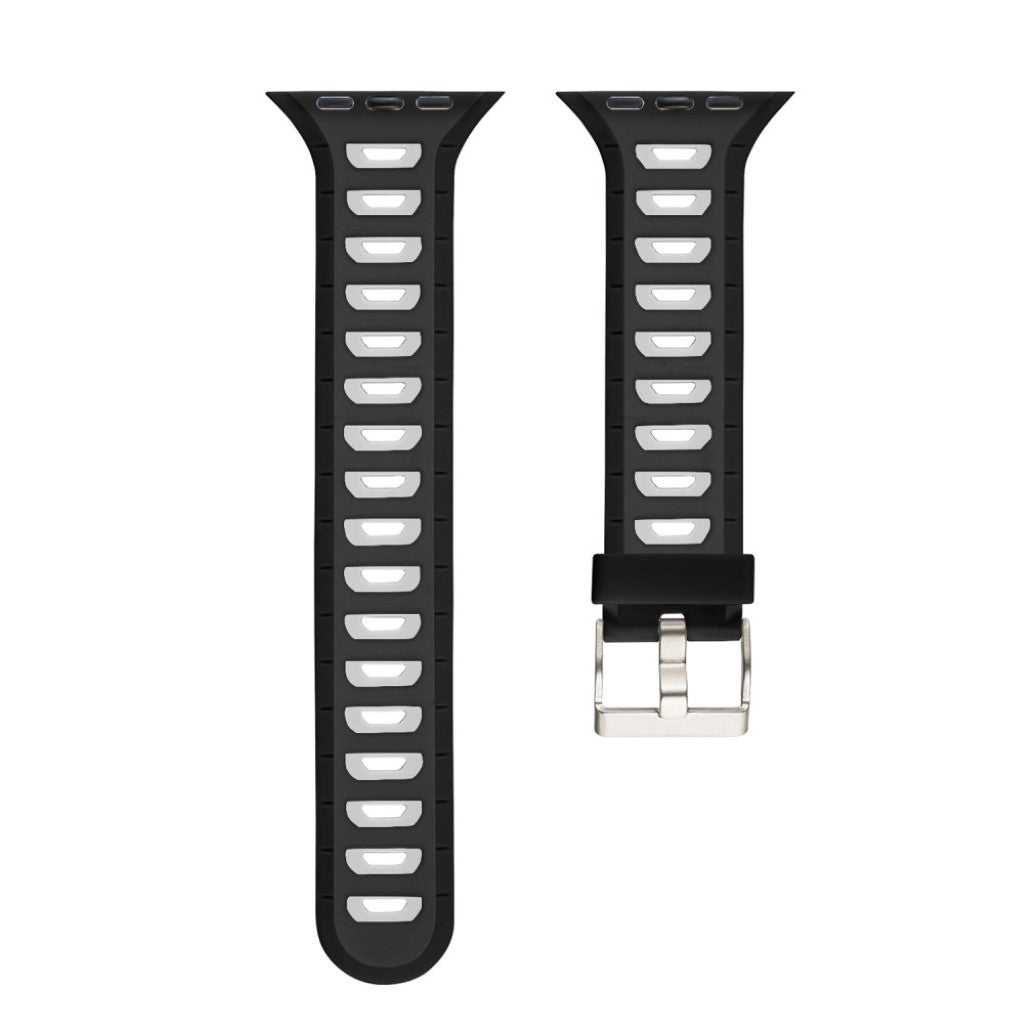 Meget smuk Apple Watch Series 1-3 38mm Silikone Rem - Flerfarvet#serie_9