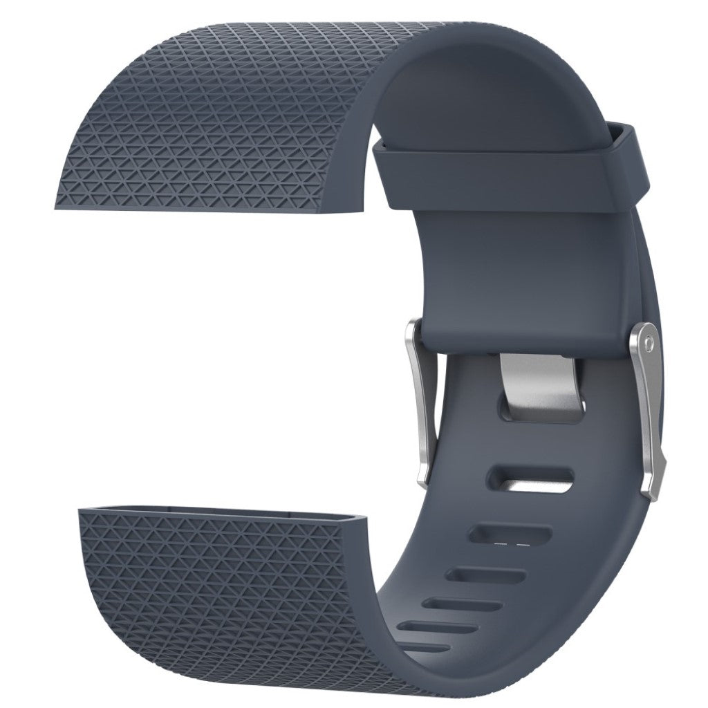 Helt vildt smuk Fitbit Surge Metal og Plastik Rem - Sølv#serie_6