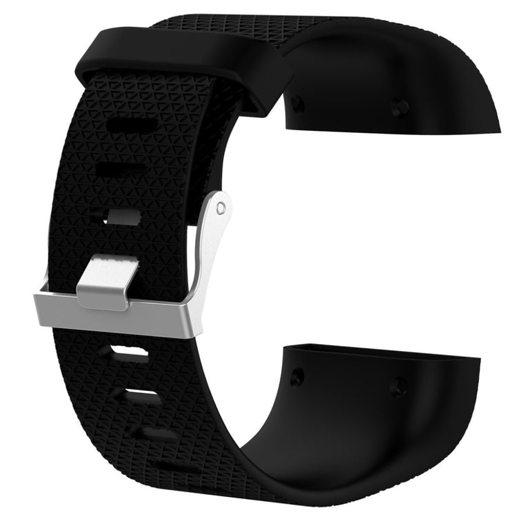 Helt vildt smuk Fitbit Surge Metal og Plastik Rem - Sort#serie_7