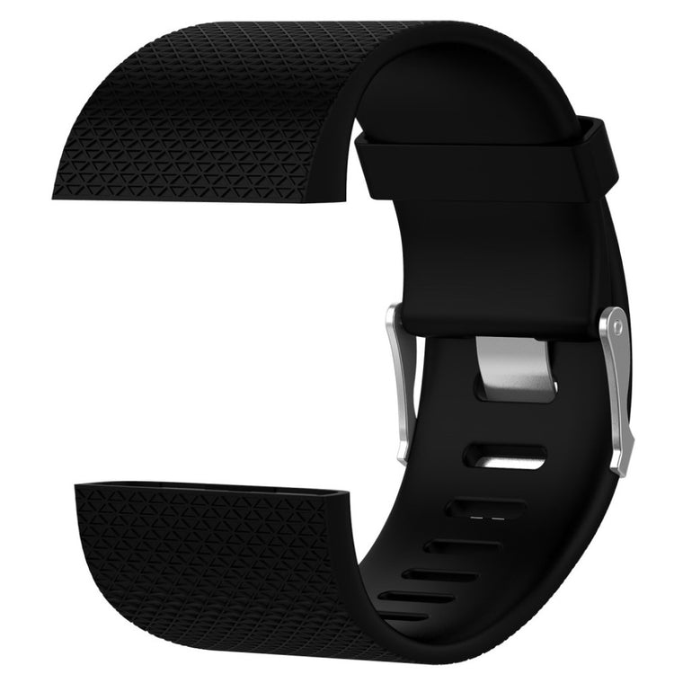 Helt vildt smuk Fitbit Surge Metal og Plastik Rem - Sort#serie_7