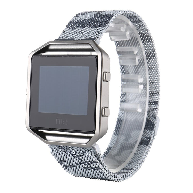 Helt vildt fantastisk Fitbit Blaze Metal Rem - Sølv#serie_3