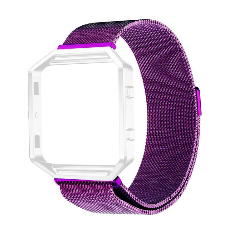 Skøn Fitbit Blaze Metal Rem - Lilla#serie_1