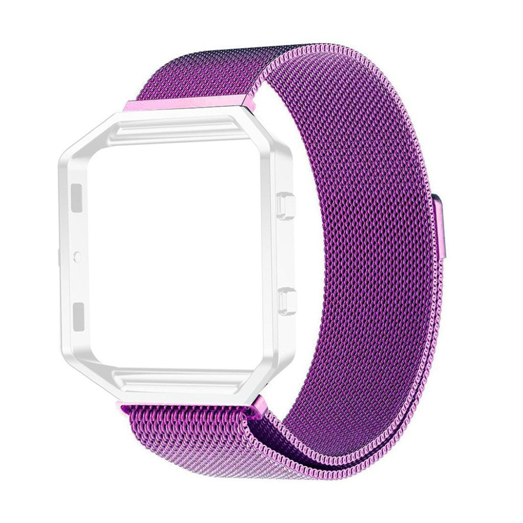 Skøn Fitbit Blaze Metal Rem - Lilla#serie_2