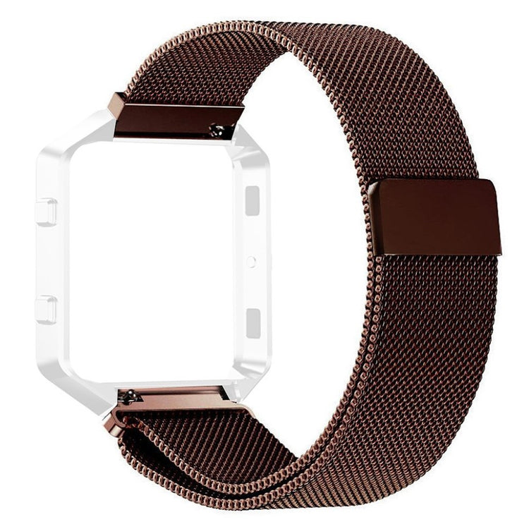 Skøn Fitbit Blaze Metal Rem - Brun#serie_3