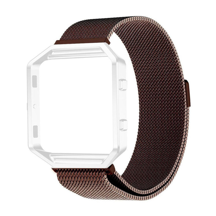 Skøn Fitbit Blaze Metal Rem - Brun#serie_3