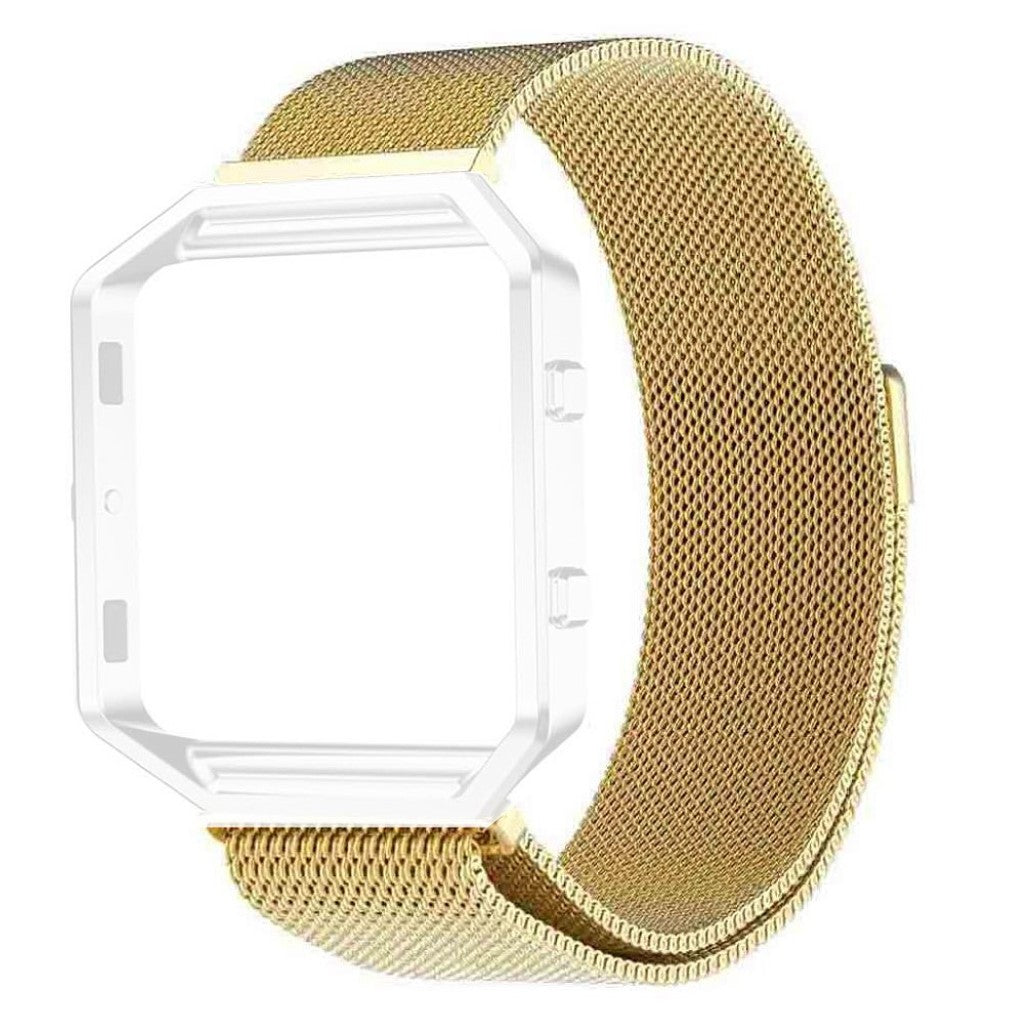 Skøn Fitbit Blaze Metal Rem - Guld#serie_5