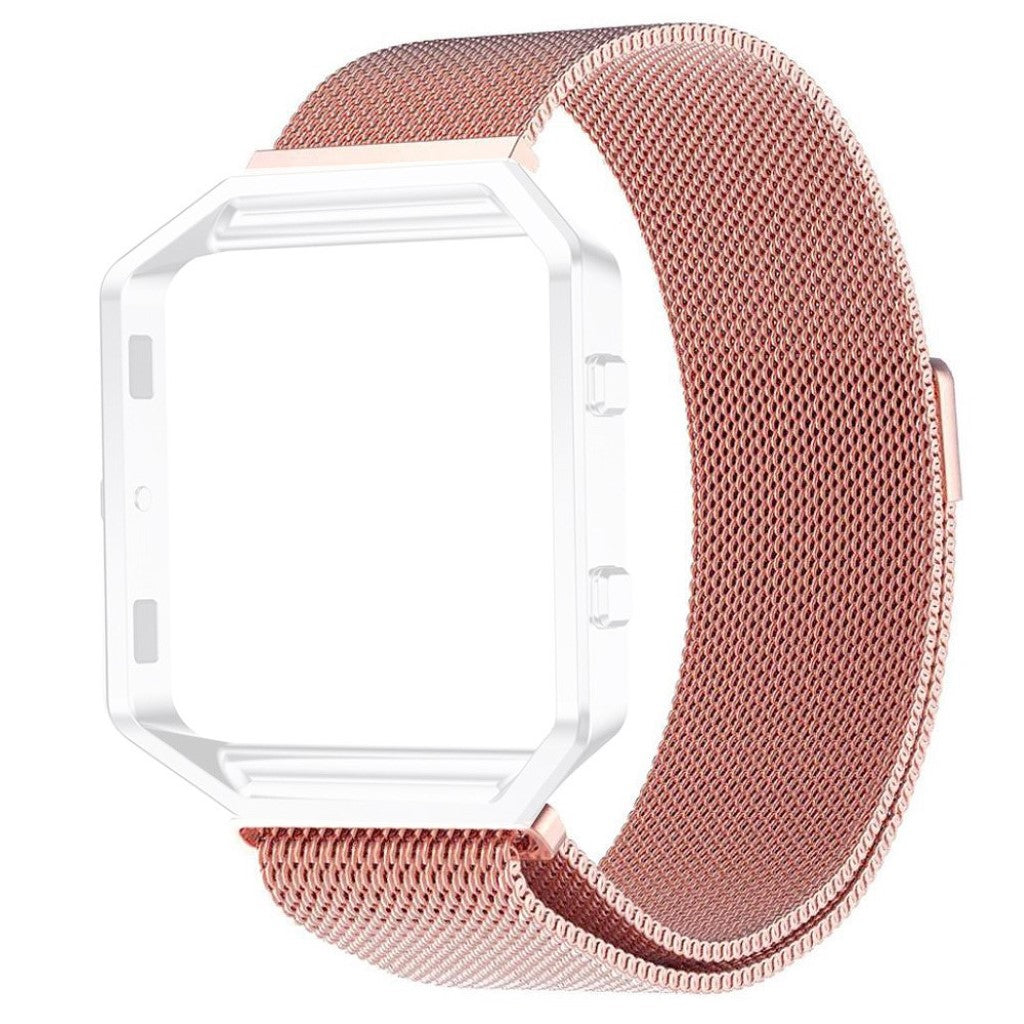 Skøn Fitbit Blaze Metal Rem - Pink#serie_7