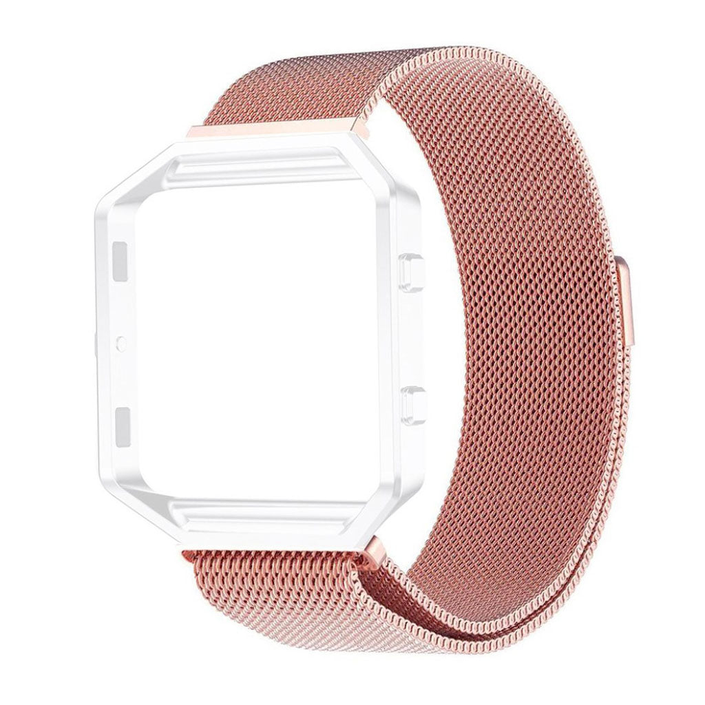 Skøn Fitbit Blaze Metal Rem - Pink#serie_7