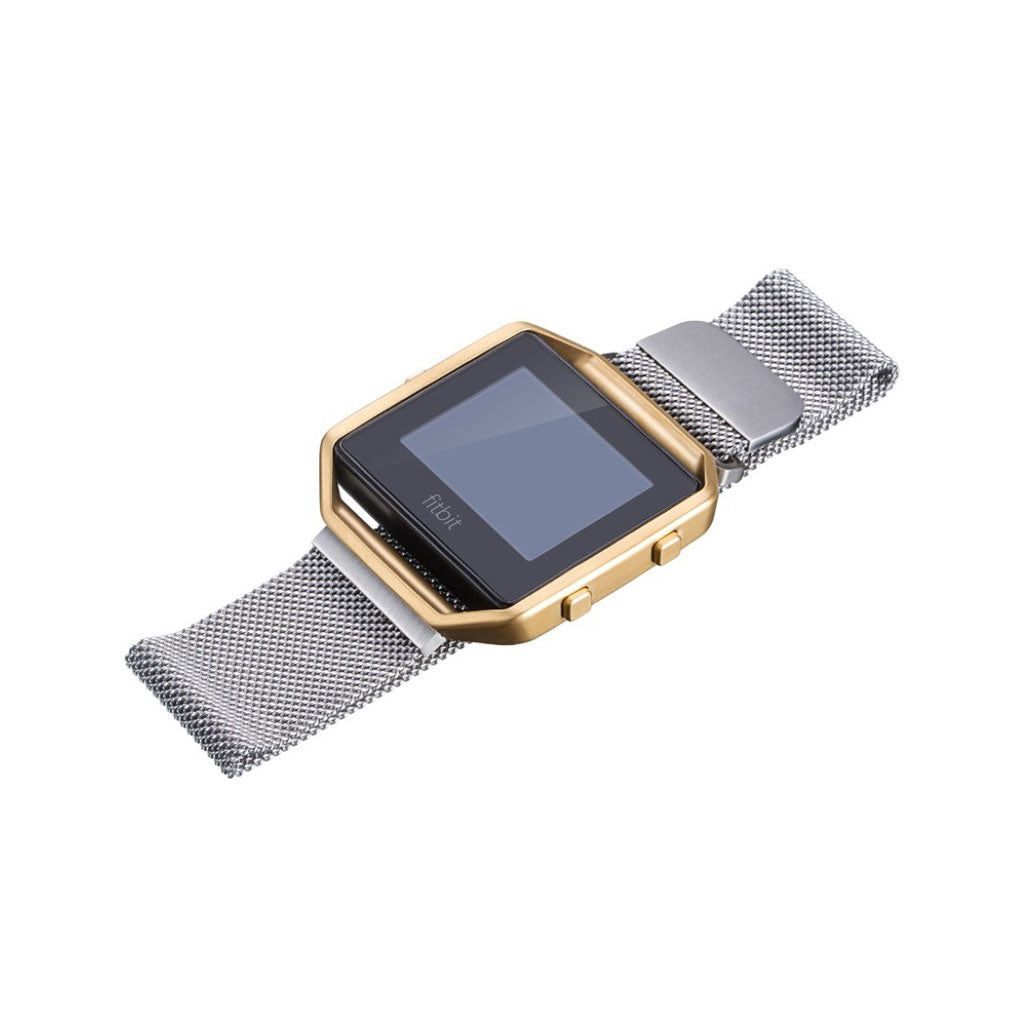 Rigtigt fed Fitbit Blaze Metal Rem - Sølv#serie_3