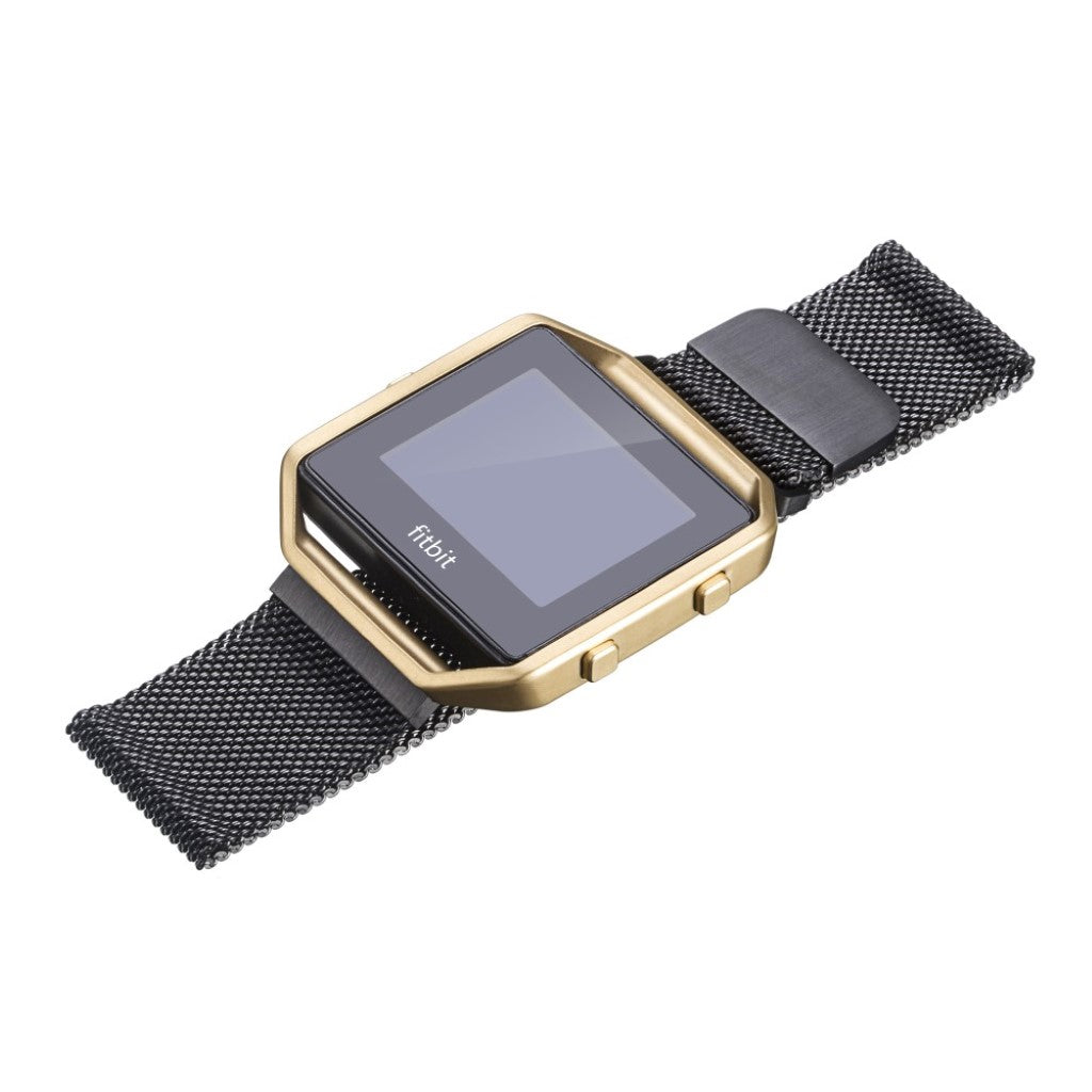 Rigtigt fed Fitbit Blaze Metal Rem - Sort#serie_4