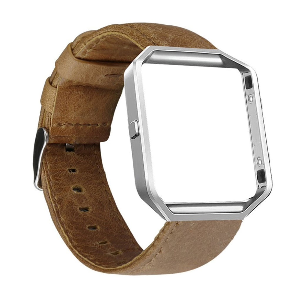 Flot Fitbit Blaze Kunstlæder Rem - Brun#serie_2