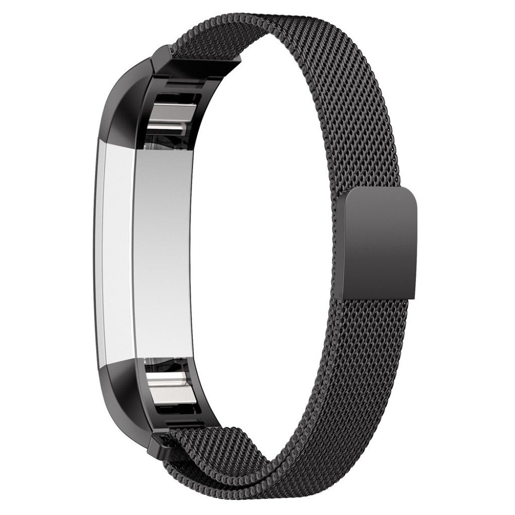 Super fint Fitbit Alta HR Metal Rem - Sort#serie_10