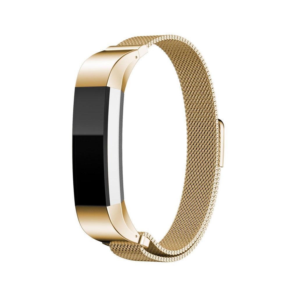 Super fint Fitbit Alta HR Metal Rem - Guld#serie_5