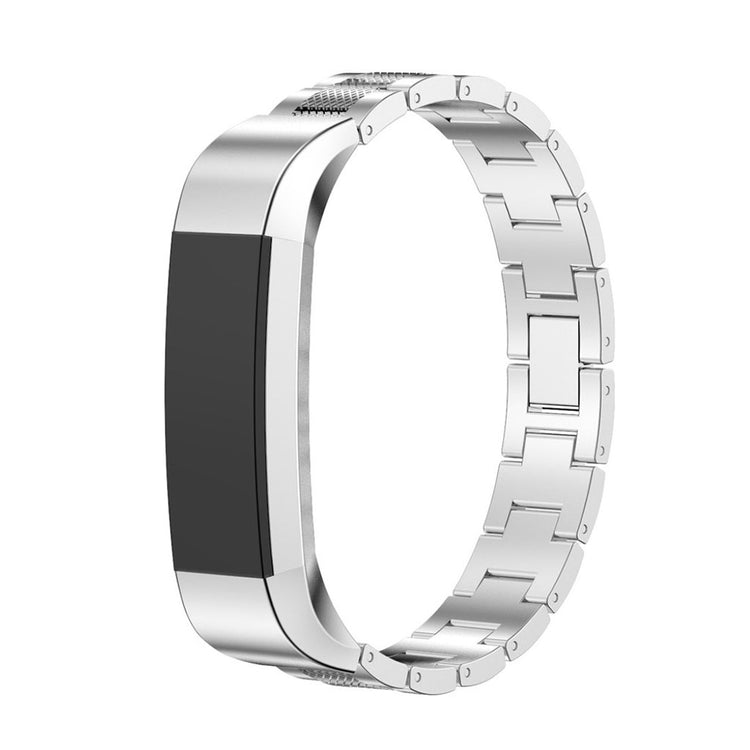 Vildt sejt Fitbit Alta HR Metal Rem - Sølv#serie_1