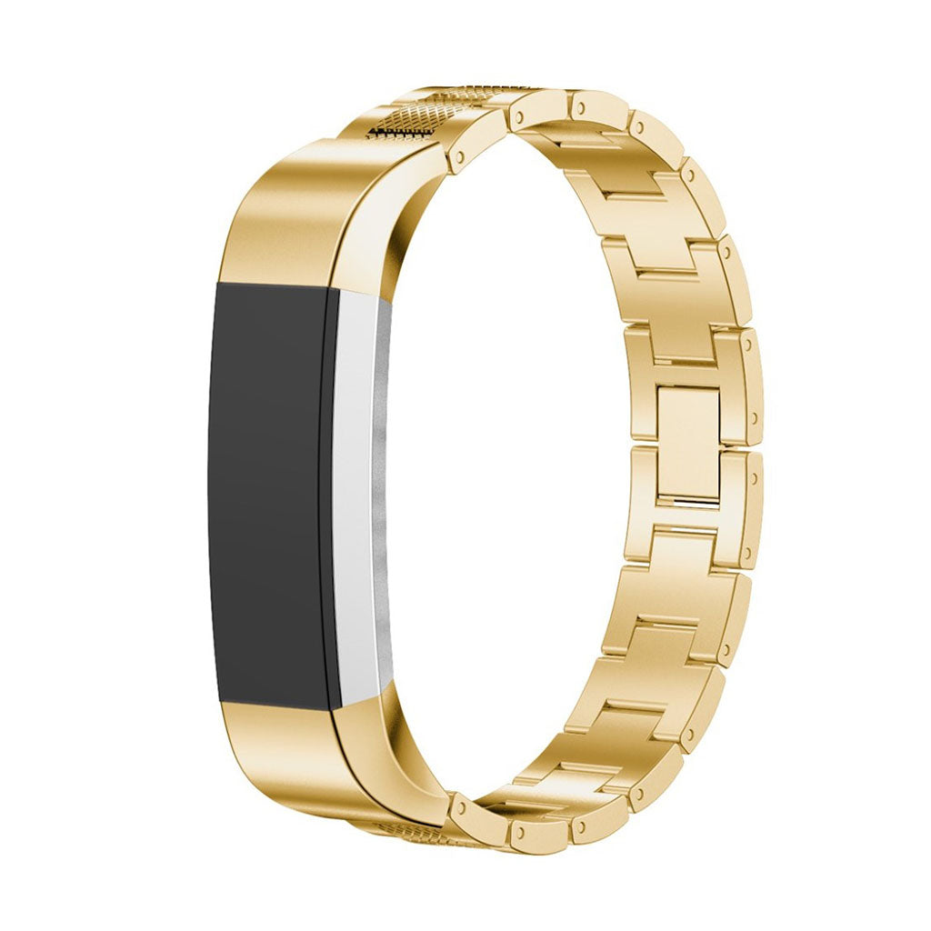 Vildt sejt Fitbit Alta HR Metal Rem - Guld#serie_3