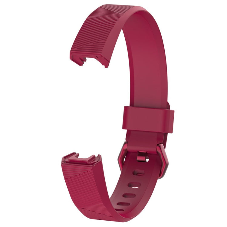 Rigtigt nydelig Fitbit Alta HR Silikone Rem - Pink#serie_10