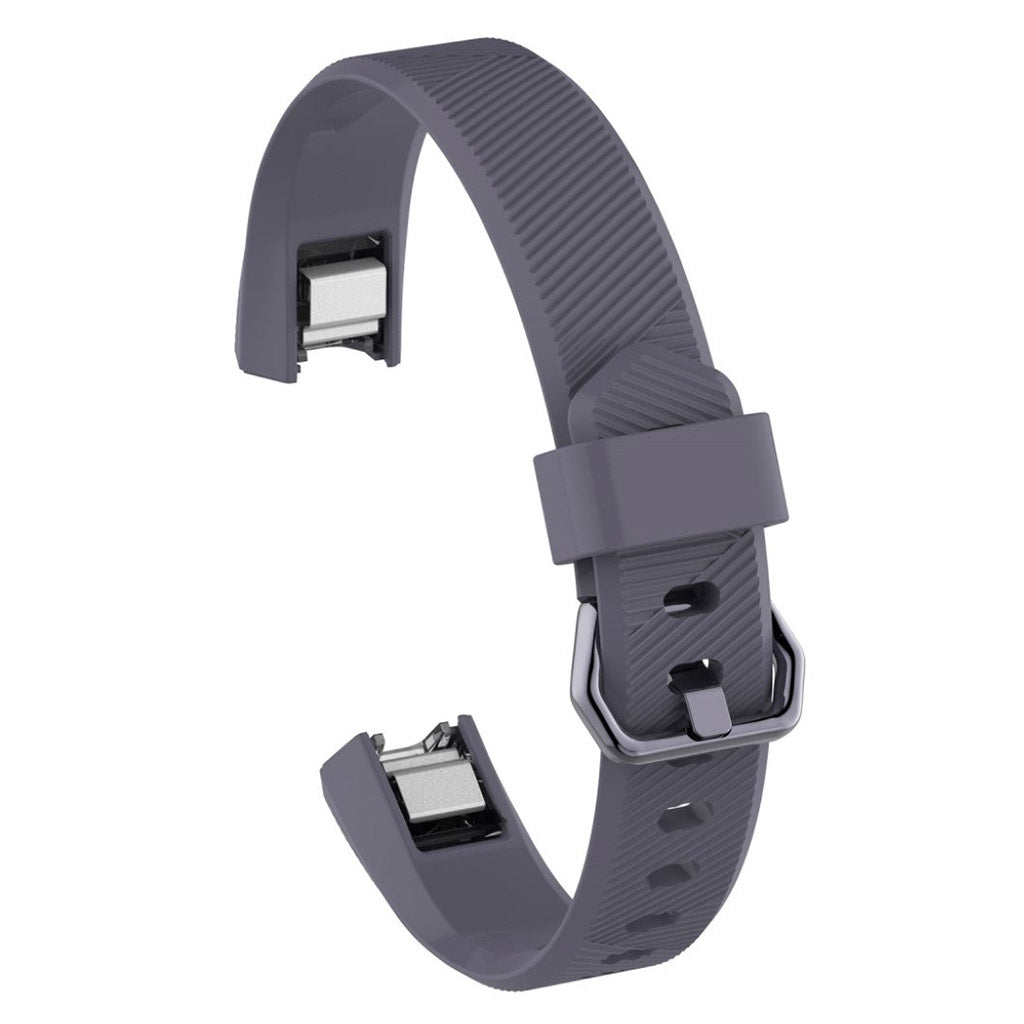 Flot Fitbit Alta HR Silikone Rem - Sølv#serie_10