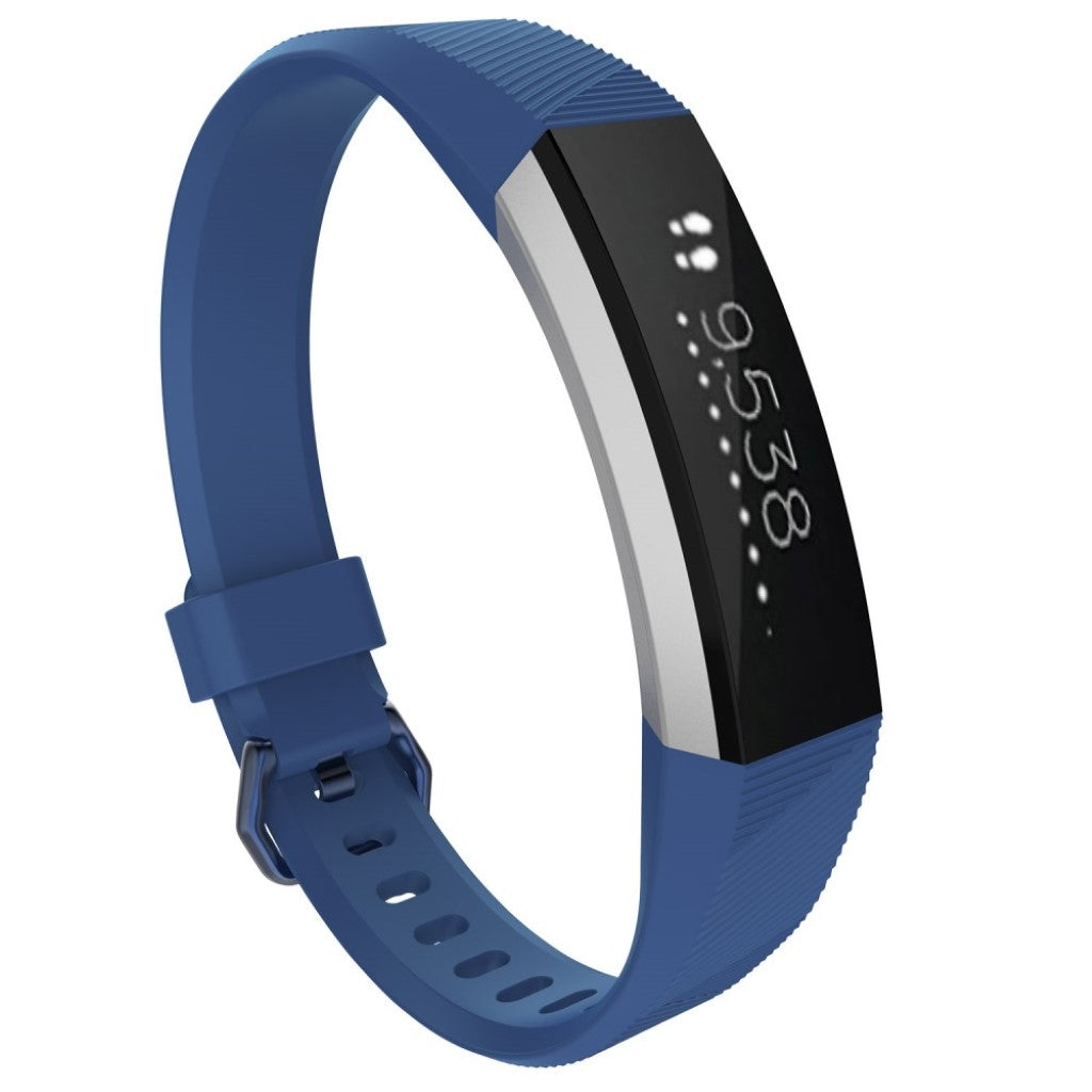 Flot Fitbit Alta HR Silikone Rem - Blå#serie_3