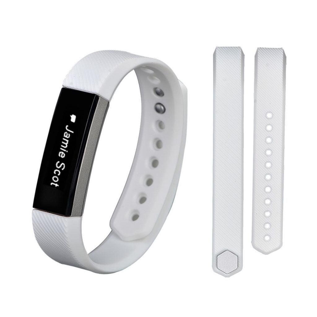 Hvid Fitbit Alta HR Silikone Urrem#serie_6