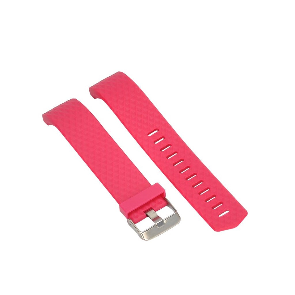 Meget cool Fitbit Charge 2 Silikone Rem - Pink#serie_2