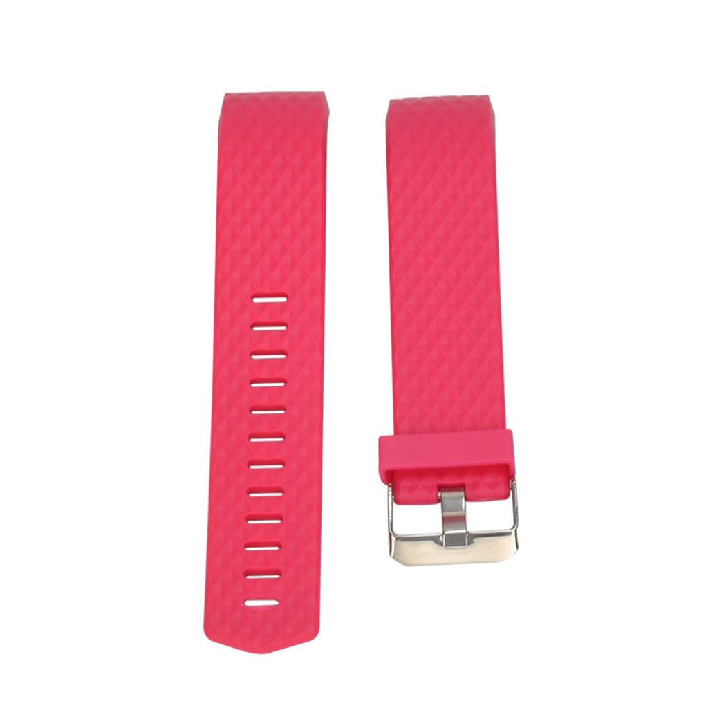 Meget cool Fitbit Charge 2 Silikone Rem - Pink#serie_2