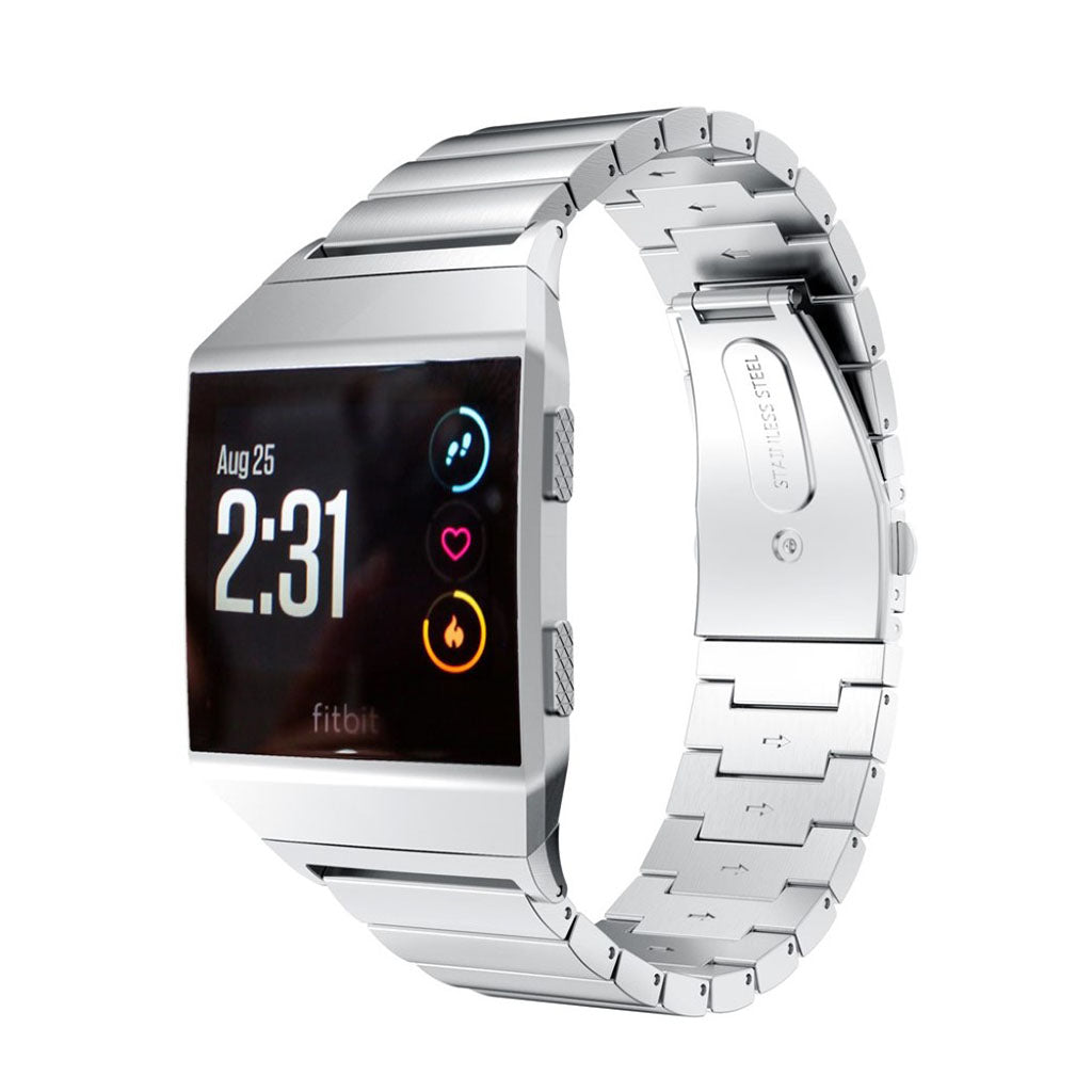 Vildt flot Fitbit Ionic Metal Rem - Sølv#serie_3