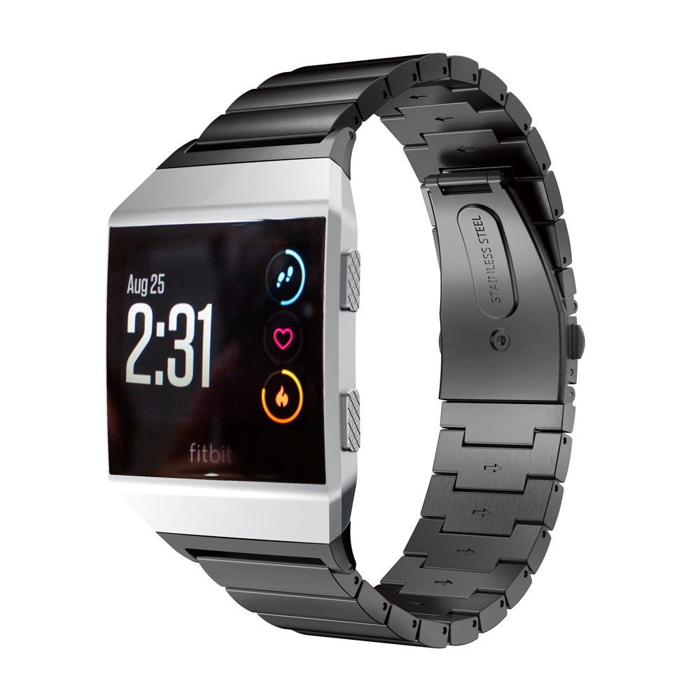 Vildt flot Fitbit Ionic Metal Rem - Sort#serie_4