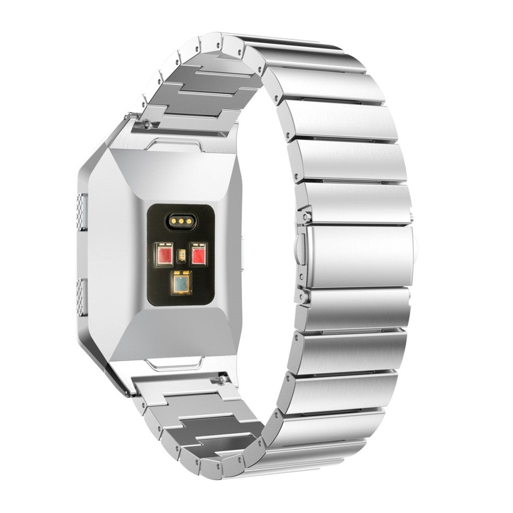 Rigtigt skøn Fitbit Ionic Metal Rem - Sølv#serie_3