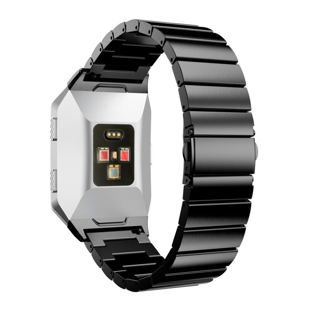 Rigtigt skøn Fitbit Ionic Metal Rem - Sort#serie_4
